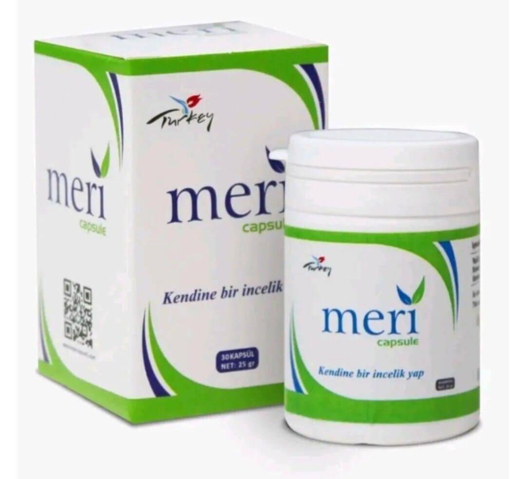Meri Capsule Detox - Cure d'un Mois - 30 gélules - Thé- Meri tea - Meri Bien-Être et Équilibre l'Alimentation