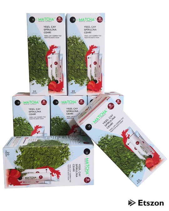 Matcha prenium tea detox antioxydants